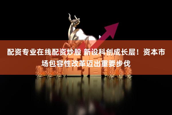 配资专业在线配资炒股 新设科创成长层！资本市场包容性改革迈出重要步伐