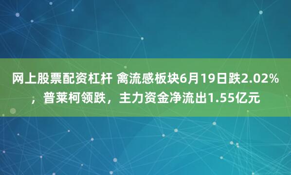 网上股票配资杠杆 禽流感板块6月19日跌2.02%，普莱柯领跌，主力资金净流出1.55亿元